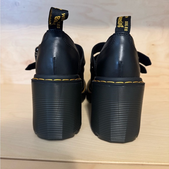 Dr. Martens EVIEE SENDAL LEATHER HEELED SHOES - Picture 5 of 7